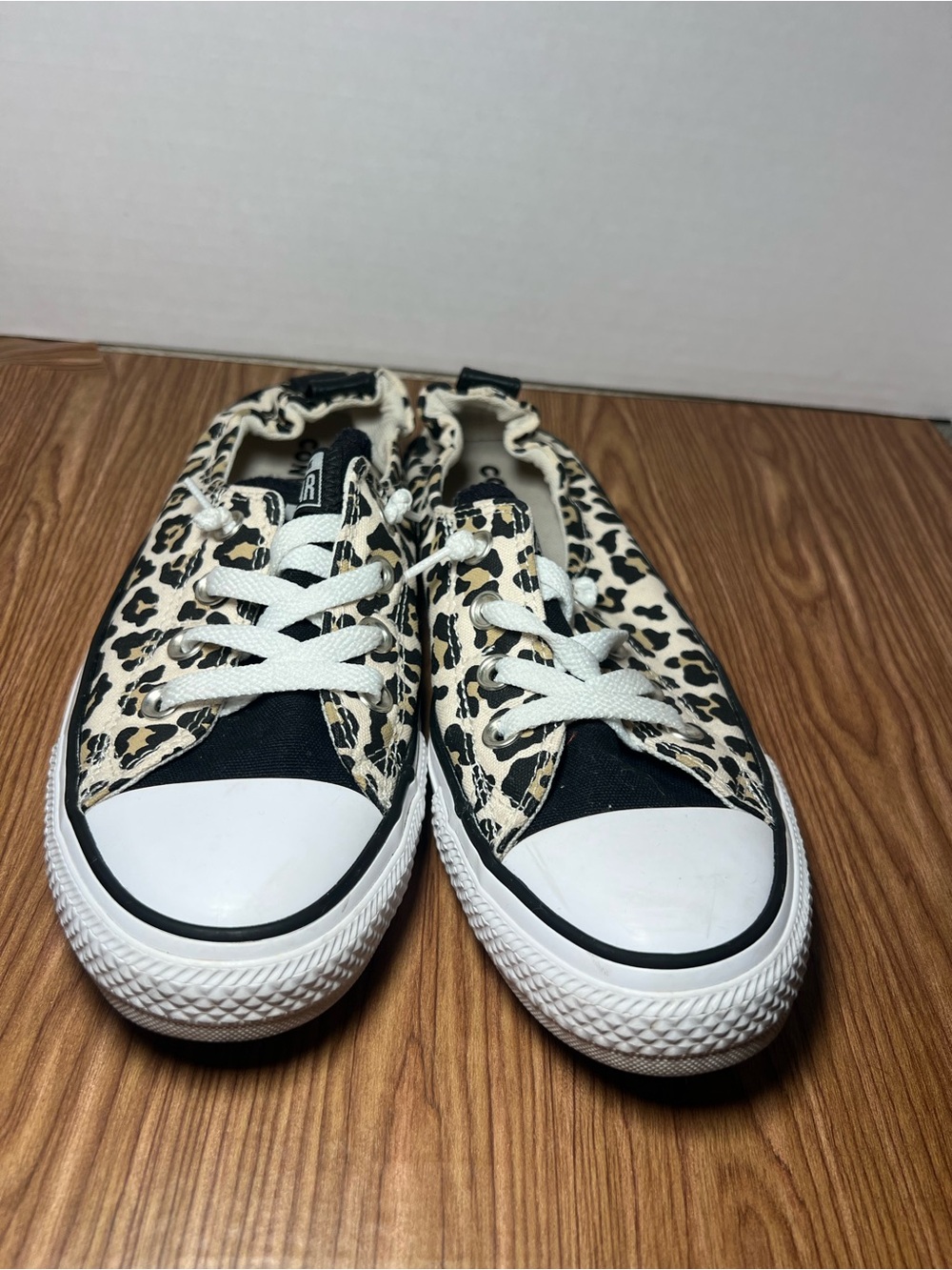 Converse Chuck Taylor Shoreline Leopard Print Sneakers Women’s Size 9.5 - Picture 3 of 7